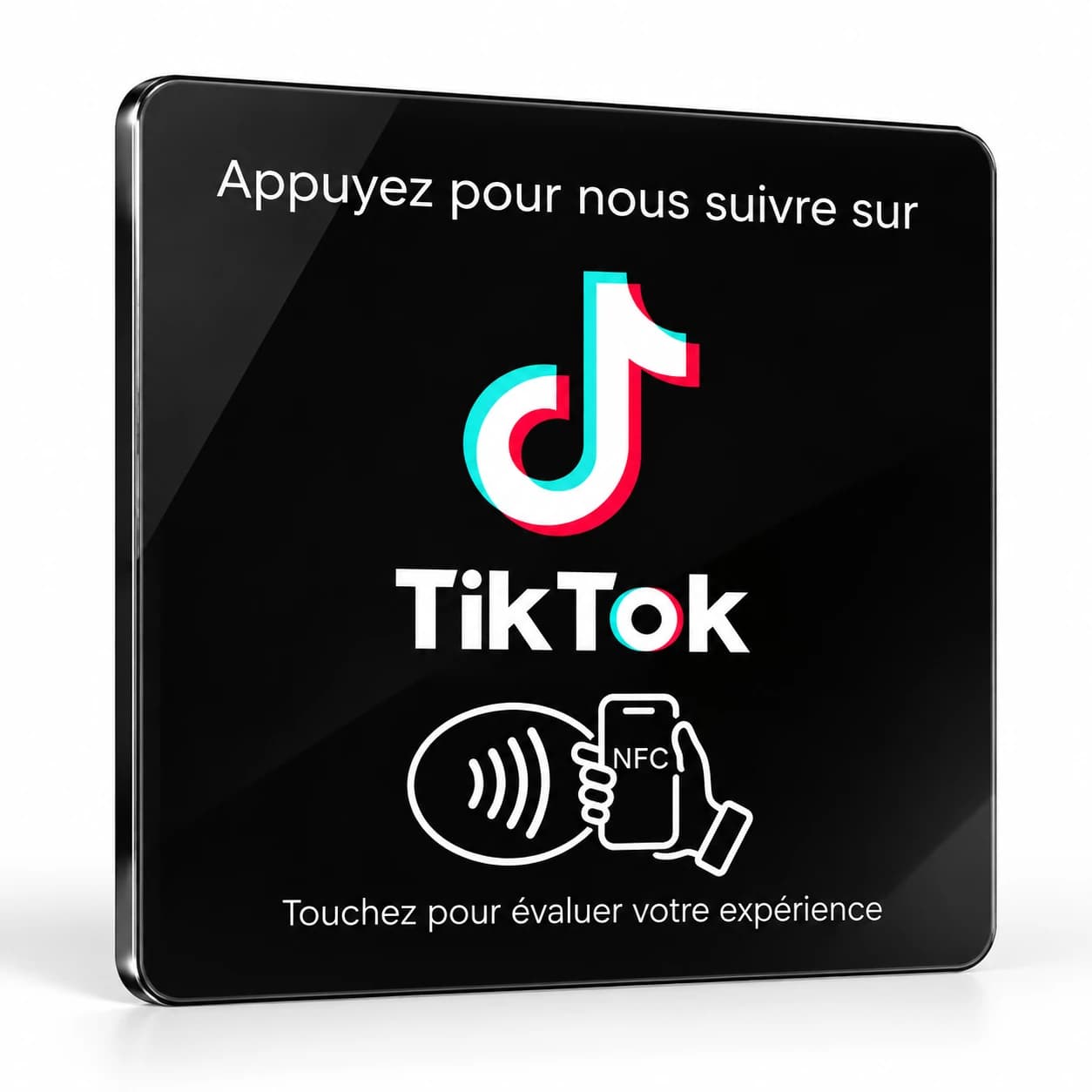Plaque NFC TikTok